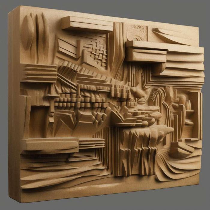 نموذج ثلاثي الأبعاد لآلة CNC 3D Art 